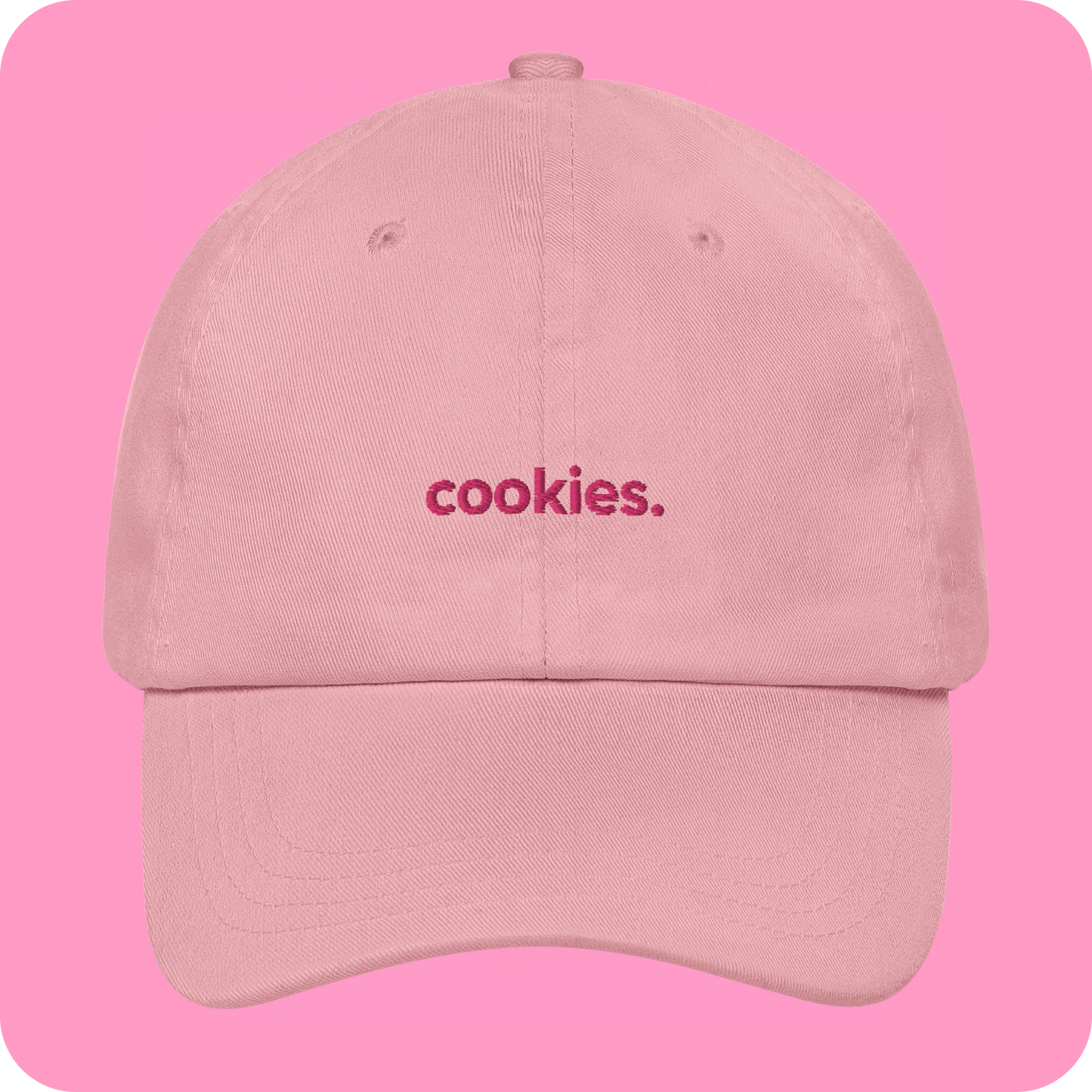 soft, adjustable cookies hat