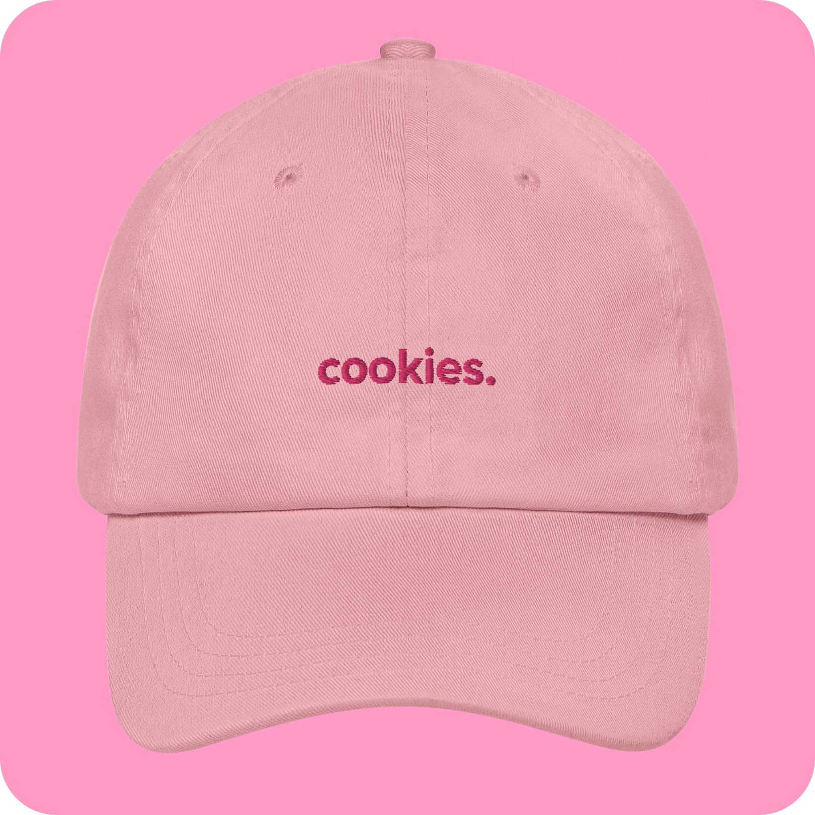 soft, adjustable cookies hat